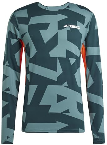 Adidas Herren Multi Synthetic Base Layer Long Sleeve, Preloved Teal, M