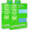 E-Cloth Window Cleaning Cloth and Glass Cleaning Cloth Microfibre Towel Cleaning Kit for Windows, Streak-Free Windows with just Water, Car Windshield, Mirrors - Alaskan Blue - 2pack