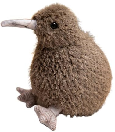 Generisch Kiwi-Vogel-Stofftier, Kiwi-Vogel-Plüschtier - Weiche Tierpuppe - Kiwi-Vogel-Kuscheltier, Plüschpuppe, Kissenspielzeug, weiches Vogel-Umarmungsspielzeug für die Weihnachtsfeiertage