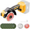 Cordless Angle Grinder for Dewalt 20V Battery, 12000RPM Cordless Cut Off Tool Electric Grinder Brushless Motor with 6PCS 100mm Blades for Wood Plastic Metal Cutting