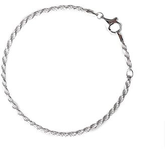 Lucoro – Pulsera de cordón de plata 925, 3 mm de grosor, maciza, 19 cm y 21 cm, joyería para hombres y mujeres – Fabricado en Alemania, Längenverstellbar, Plata, No es una piedra preciosa