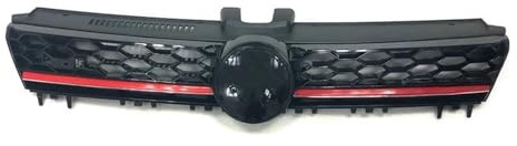 Grill Glanz Für VW Für Golf 7 Für MK7 2014 2015 2016 Honeycomb Meshed Center Grill Kühlergrill ABS