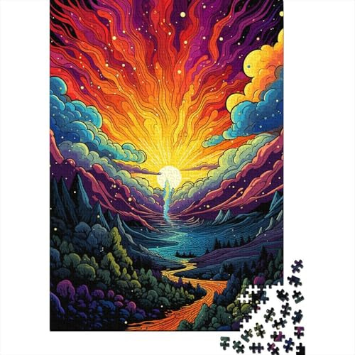 Jigsaw 500 Pieces Black_Hills_colorful Jigsaw Puzzles Boys And Girls Puzzle Difficulty Jigsaw Puzzles Education Toys Games Family 500pcs (52x38cm)