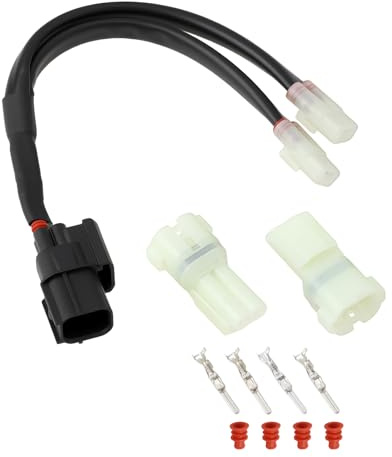 ECSiNG Adaptateur en Y pour Prise Auxiliaire 12 V Compatible avec Honda NC750X pour USB Navigation Et Accessoires.