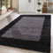 HomebyHome Shaggy Teppich Läufer Flur 80 x 250 cm - Shaggy Teppich Hochflor Anthrazit Extra Weich und Flauschig - Bettvorleger Teppiche für Schlafzimmer - Waschbarer Küchenläufer - Carpet, Halı