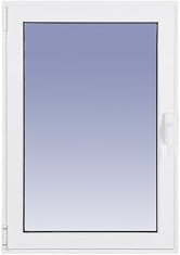 Ventanastock Ventana Aluminio 500x600 Practicable Izquierda 1 hoja carglass (Climalit Mate)
