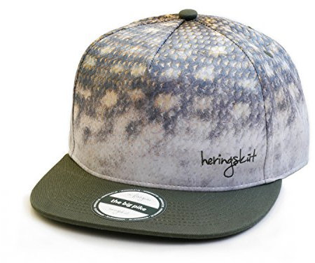 heringsküt Angel Cap I Basecap für Angler Snapback Anglerkappe Unisex I One Size 56 cm – 62 cm, Motiv Hecht