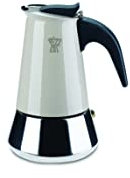 Pezzetti Steel Express Kaffeemaschine, Edelstahl, Beige
