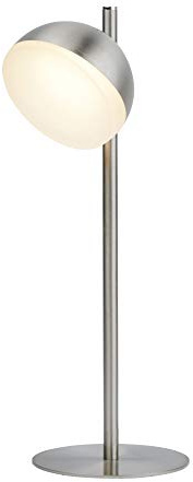 Searchlight 7451-1SS Tully Table Light, Satin Silver