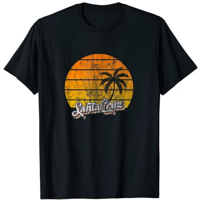 Sunrise Surf Retro Vintage Santa Cruz 70s Sonnenuntergang T-Shirt