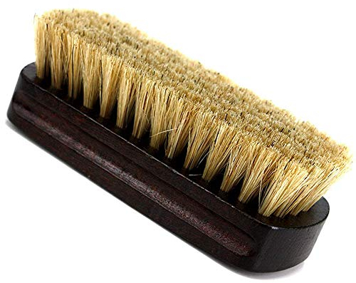 1 Pcs Shoe Brush Pig Hair Wooden Handle Shoes Brush Oil Polished Brush for Shoes Boots Bags Creative and Useful