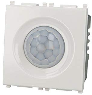 Sensore Movimento PIR Timer 2M Bianco Compatibile Con Vimar Plana