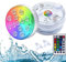 Mocoli Unterwasser Licht, Pool Licht Unterwasser LED Pool Beleuchtungen Fernbedienung Timer RGB 13 LEDs Farbwechsel IP68 Magnetisch Wasserdichtes Saugnapf für Poolbeleuchtung Vasenbasis Aquarium