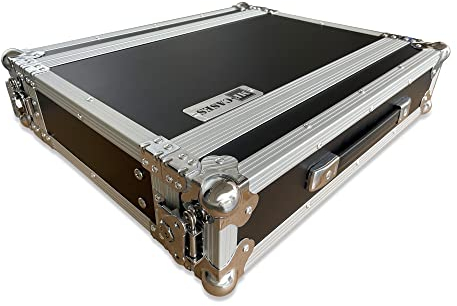 Effektrack 30cm Butterfly Verschluss Flightcase Side Rack Case 19 MF-Cases (2HE)