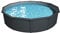 Steinbach Stahlwandpool Set Nuovo de Luxe II – 012161G – Ø 550 x 120 cm – Robuster Pool in Anthrazit für bis zu 25.600 l Wasserinhalt – Mit winterfester silbergrauer Innenfolie und zahlreichem Zubehör