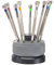 Minkissy 9pcs Precision Flat Slotted Screw Driver， Different Sizes Screwdrivers Watchmaker Repair Tool Kit 0.5mm- 2.5mm