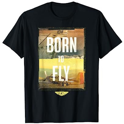 Top Gun: Maverick Born To Fly P-51 Mustang Poster T-Shirt
