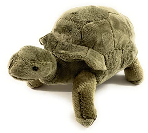 Onwomania Landschildkröte Schildkröte 41cm Plüschtier Kuscheltier Stoff Tier Grün