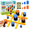 COLEESON Tic Tac Toe Game, Noughts and Crosses Game, Kids Strategy Game, Strategy Board games, Travel Family Games, Board Game, Toys for 3+ Year Old Boys Girls
