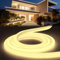 YOODI Neon LED Strip Neutralweiß 2m, Led Lichtband für Außenbereich IP65 Wasserdicht, Schneidbare Rundes Rohr Flexibel Outdoor LED Streifen 230V für Haus, Zimmer, Garten, Party, Inklusive Netzteil