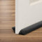 CUQOO Draft Excluder for Doors - Fits 76.2-91.4cm Adjustable Under Door Draught Excluder with Thick Foam, Noise, Cold, Dust & Odours, Washable, Energy-Efficient Draft Seal for Gaps Up to 3.8cm, Black