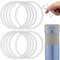10 Pcs Replacement Gasket Rubber Lid Seals Compatible with 16 & 20 oz Contigo Snapseal Byron Travel Mug Ring, Silicone Leak-Proof Replacement Part for Contigo Coffee Travel Tumbler, White