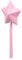 Cute Salt and Pepper Shaker Wand, Star Pepper Seasoning Wand Plastic Cute Practical Pentagram Shape Salt Dispenser for Theme Restaurants, Halloween, Christmas (Pink)