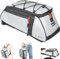 QYCHHJ Bike Bag 10L Bike Pannier Bag, All-Round Reflective Bike Rack Bag with Water-Resistant Zippers Bike Trunk Bag with Side Pockets for Bike Accessories (Silver)