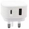 Juice 30W Dual Port Fast Charger Plug – White