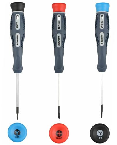 BOBOZHONG Tri-Wing Cacciavite,Set di 3 Cacciaviti Triwing PH00 Y0 Y00 Cross Wing Set di Strumenti di Riparazione con Cacciavite a Punta Magnetica a Tre Ali