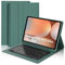 Funda con Teclado para Samsung Galaxy Tab S10 Ultra 14.6, Teclado para Samsung Tab S10 Ultra/S9 Ultra, España Ñ Bluetooth Desmontable Teclado Galaxy Tab S9/S10 Ultra 14.6 Pulgadas, Verde Oscuro