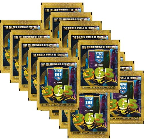 Panini 365-2025 - Sammelsticker - 20 Tüten