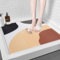 Fecialy Tapis de Douche antidérapant et Anti - moisissure loofah 80x80cm Tapis de Douche en PVC Souple avec Drain Tapis de Salle de Bain à séchage Rapide pour Douche intérieure et Zones humides