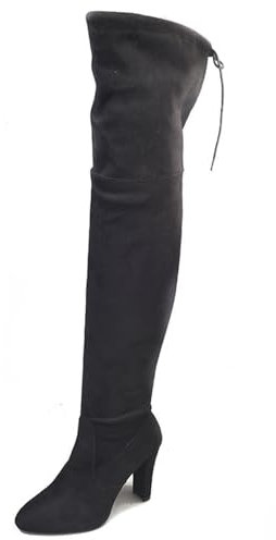 Stivali da donna Stivali stringati sopra il ginocchio Scarpe sexy con tacco alto Stivali alti da donna Stivali da donna 35-43