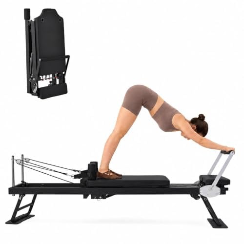 Pilates-Tisch Für Heimtraining, Faltbare Pilates-Ausrüstung | Indoor-Pilates-Trainingsgeräte - Zusammenklappbares Core-Trainingsgerät Für Den Mit Einer Tragfähigkeit Von Bis Zu 300 Pfund