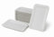 Commerline Lot de 250 assiettes rectangulaires en carton (13 x 20 cm) - Assiettes jetables pour fête et restauration - Vaisselle jetable respectueuse de l'environnement - Assiettes de service et