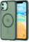 ESR für iPhone 11 Hülle, Kompatibel mit MagSafe, Classic Hybrid Magnet Handyhülle iPhone 11 Case Militärnorm Sturzschutz Kratzfeste Rückseite, Matt Grün