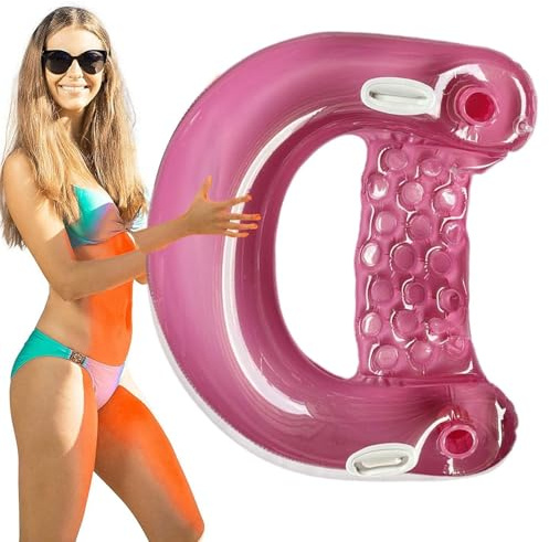 95×80×25cm Schwimmsitz Erwachsene PVC Aufblasbarer Liegestuhl Wassermatratzen Hängematte Liegestühle Pool Wassersport Spielzeug Schwimmende Matte Pool Kinderspielzeug