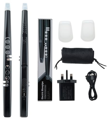 COSTWAY Digital Wind Instrument, Portable Electronic Saxophone Synthesizer with 13 Tones, 3 Sensitivity Levels, Wireless & MIDI Function, for Beginners Kids Adults