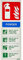 V Safety 11005AJ-R Powder Id Fire Extinguisher Sign - Portrait - 100mm x 280mm - 1mm Rigid Plastic, Blue/Green/Red