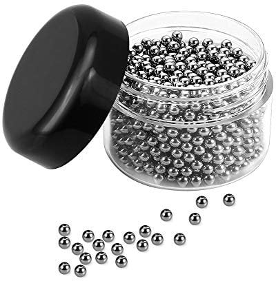 CODIRATO 1000 PCS Perlas Limpiadoras de Acero Inoxidable, Perlas de Limpieza Reutilizables Bolas de Limpieza para Decantador, Jarrón, Jarras, Botellas