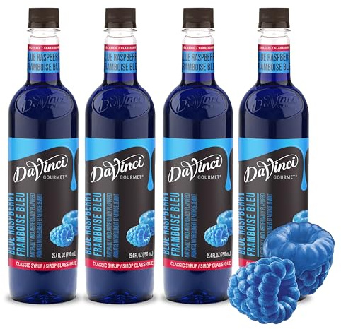 DaVinci Gourmet Lampone blu classico, 720 ml, 4 pezzi