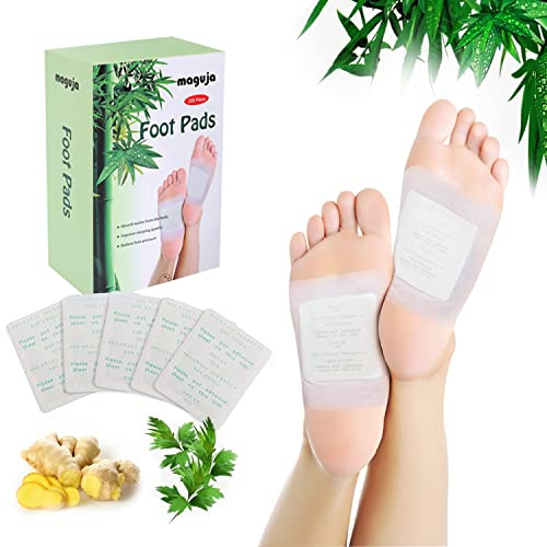 100PCS Foot Pads Natural Bamboo Vinegar Deep Cleansing Foot Pads