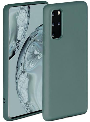 ONEFLOW Soft Case für Samsung Galaxy S20 Plus / 5G Hülle aus Silikon mit Kameraschutz, Silikonhülle mit erhöhtem Schutz fürs Display, Backcover Schutzhülle, weiche Handyhülle, Petrol