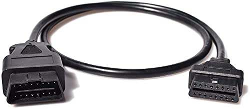 OBD2 16 Pin Male to Female Extension Cable Wire, Car Diagnostic Extender Cord for OBD-II Scanner