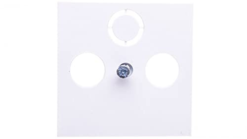 LUMINA2 Frontplatte für RTV-SAT Steckdosen weiß WL6310 Hager Polo 8694407000880