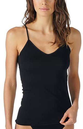 Mey 2er Pack Damen Top Spaghettiträger-Top Unterhemd Baumwolle 25846 Noblesse