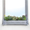 Set básico Masu, sujeta macetas Ventana alféizar Ventana Exterior, Carril telescópico 78-140cm, Soporte anticaida de jardineras, Soporte para maceteros, edición Austriaca (señal Gris, Moderno)
