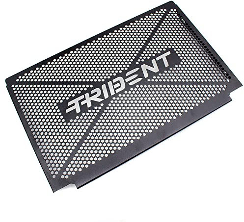 Radiator Grille Guard Cover Protector Compatible with For Triumph Trident 660 2021 2022 Motorcycle Net Protection Aluminum, Black