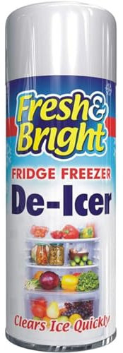 PEBBLE HUG 1 X 200ml Quick Ice Remover, Anti-Bacterial Fridge Freezer, De-Icer Spray, Genuine Fresh De-icer Spray, Fridge Cleaner, Essential Fridge Maintenance Solution